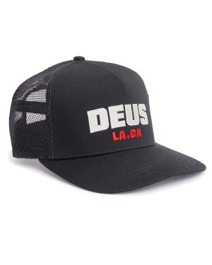 Deus Akin Trucker Hat Black 02