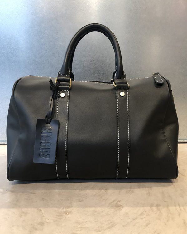Travel Bag Small (full Leather) Black 02