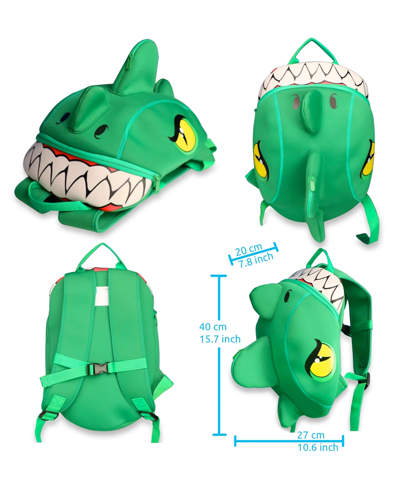 Dragon Children Backpack Green 02