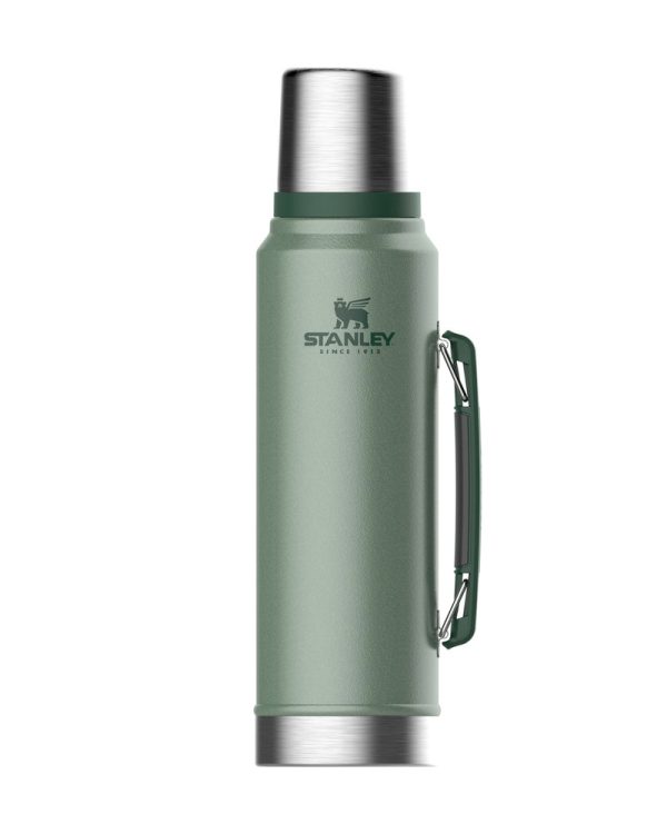 Stanley The Legendary Classic Bottle 1,00l Thermosfles Hammertone Green 01