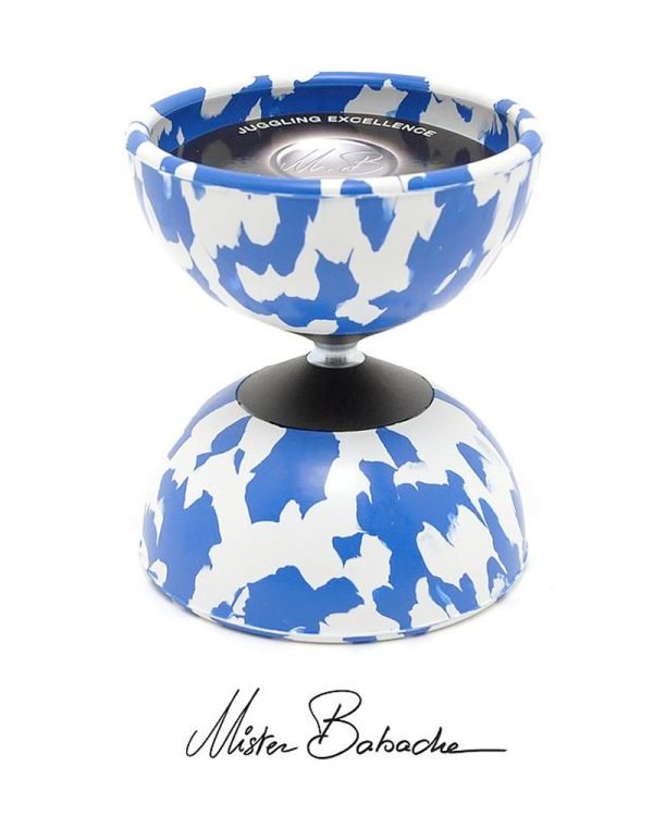 Mr. Babache Arlequin Medium Diabolo Blue:white