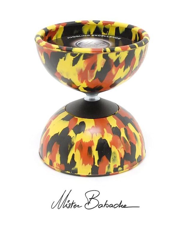 Mr. Babache Arlequin Medium Diabolo Red:yellow:black