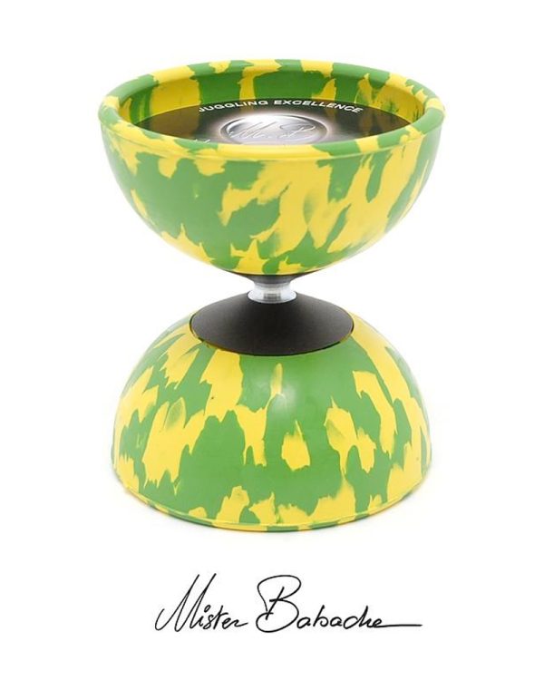 Mr. Babache Arlequin Medium Diabolo Yellow:green