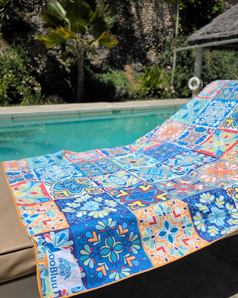 Sneldrogende reishanddoek strandlaken porto– 100 x 160 cm 02