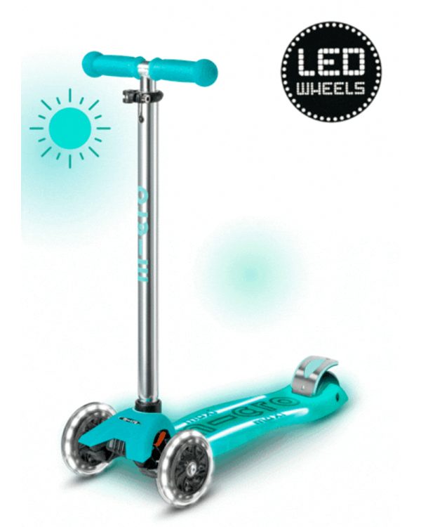 Maxi micro step deluxe led glow led plus jelly green 01