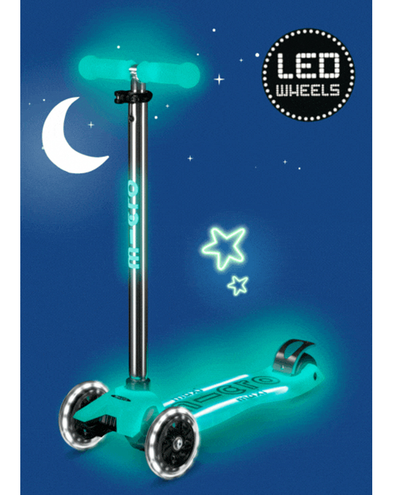 Maxi micro step deluxe led glow led plus jelly green 02